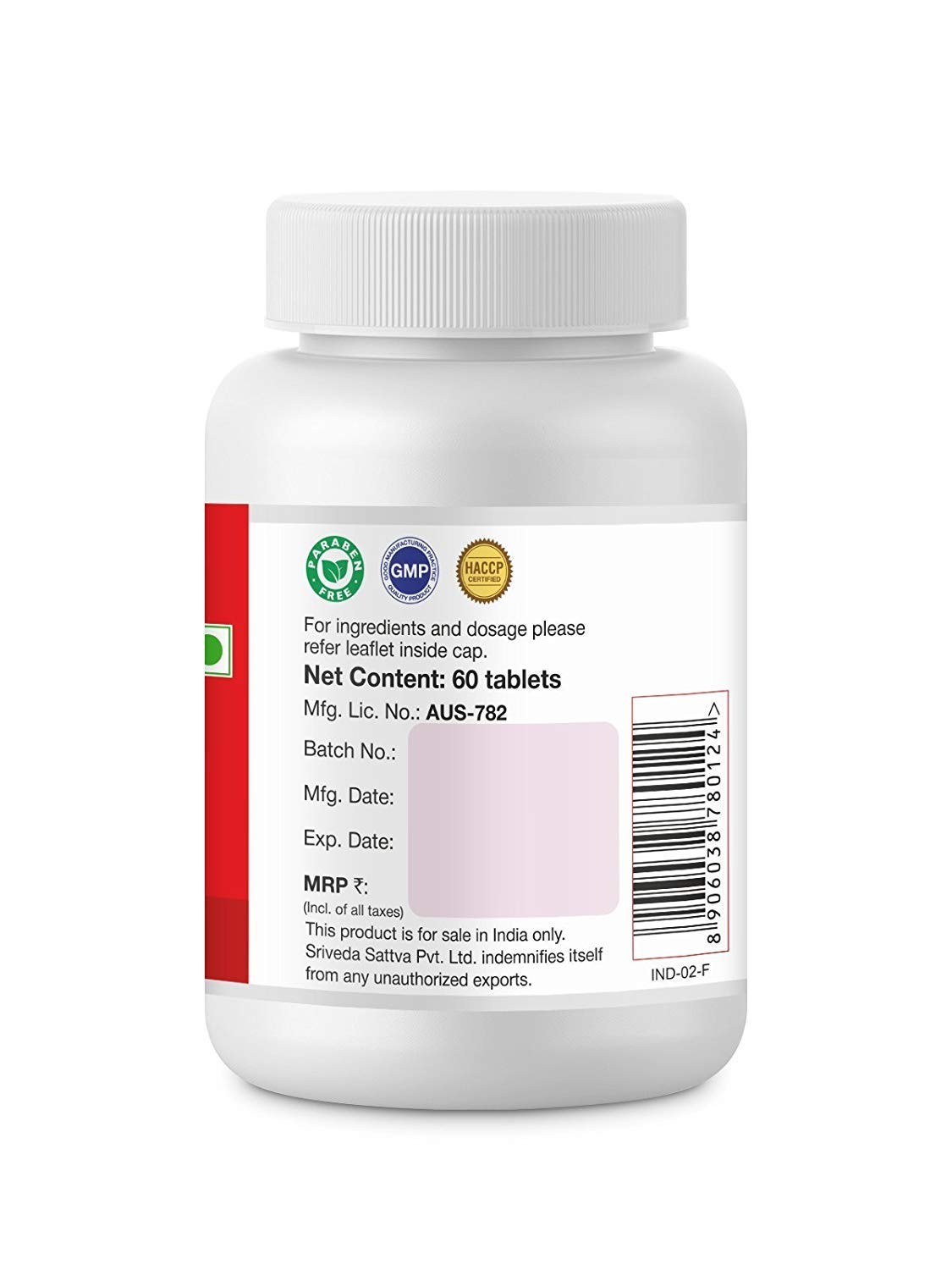 Sri Tattva Chandraprabha Vati 300Mg Tablet – 60 Count 60 (Pack of 1)