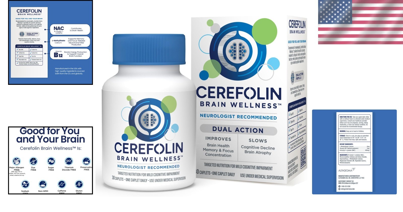 Brain Wellness Supplement 30 Count