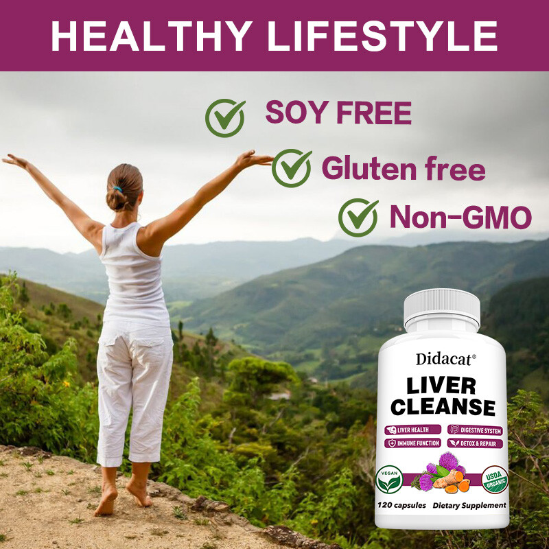 Milk Thistle (Silymarin) Extract liver cleanser liver detox repair capsules