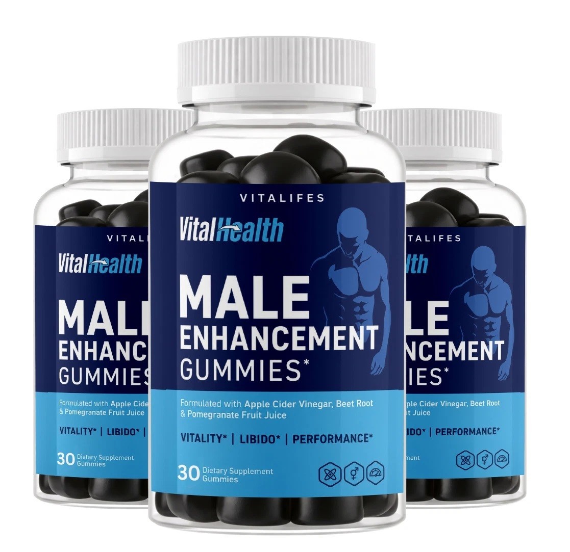 (3 Pack) VitalHealth Gummys Male Health Support Vitamin Vital Health 30 Gummies