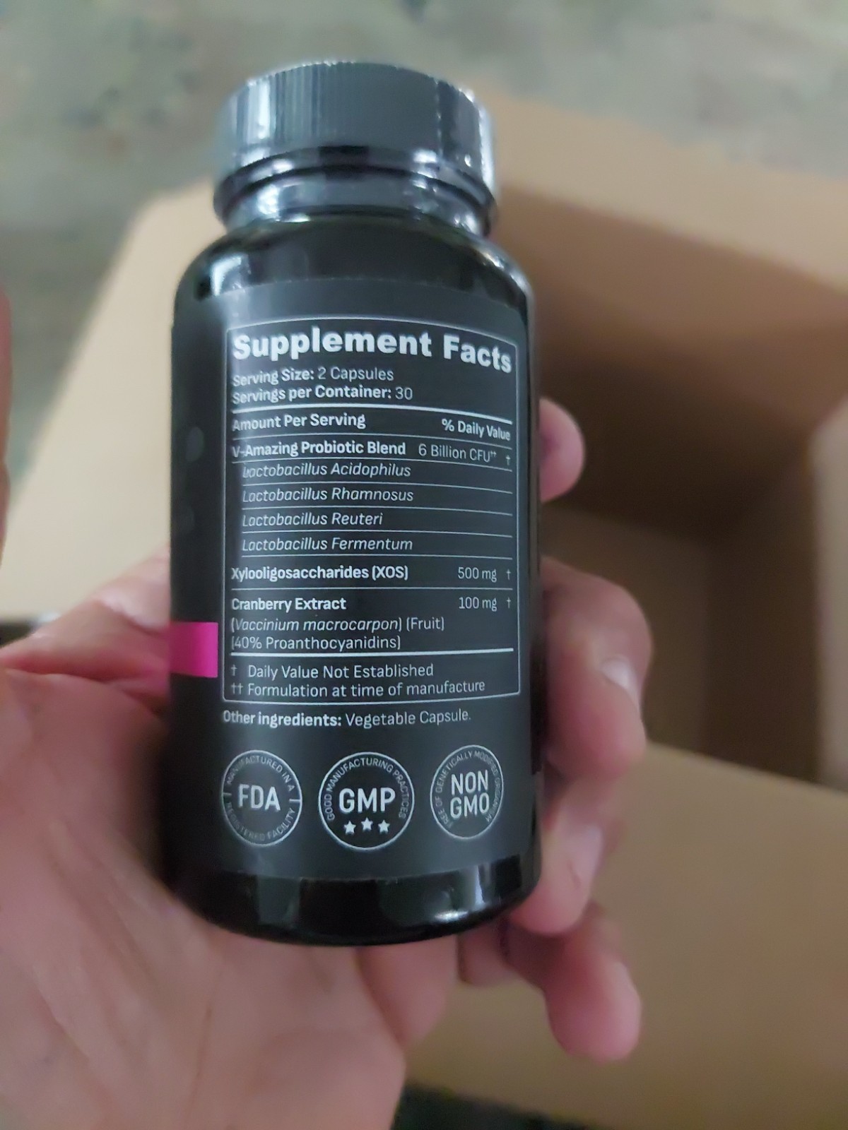 Vaginal Probiotics for Women + Prebiotics & Cranberry Pills, pH Balance Exp 8/26