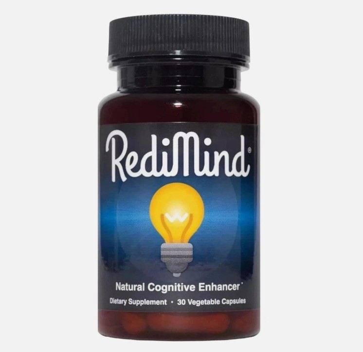 (1-3 Pack) RediMind Natural Cognitive Enhancer 90 Caps-Focus-Memory-Brain Health