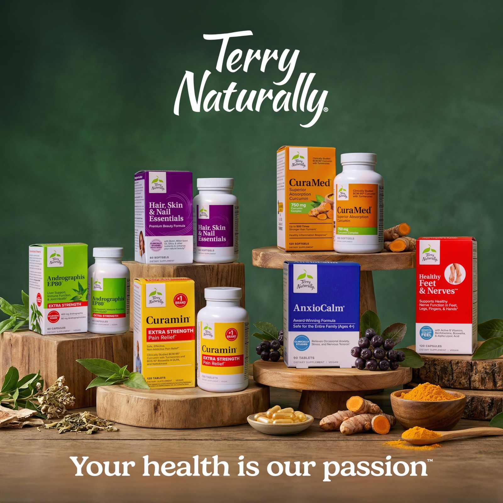 Terry Naturally P-5-P/Mag – 60 Vegan Capsules – Vitamin B6