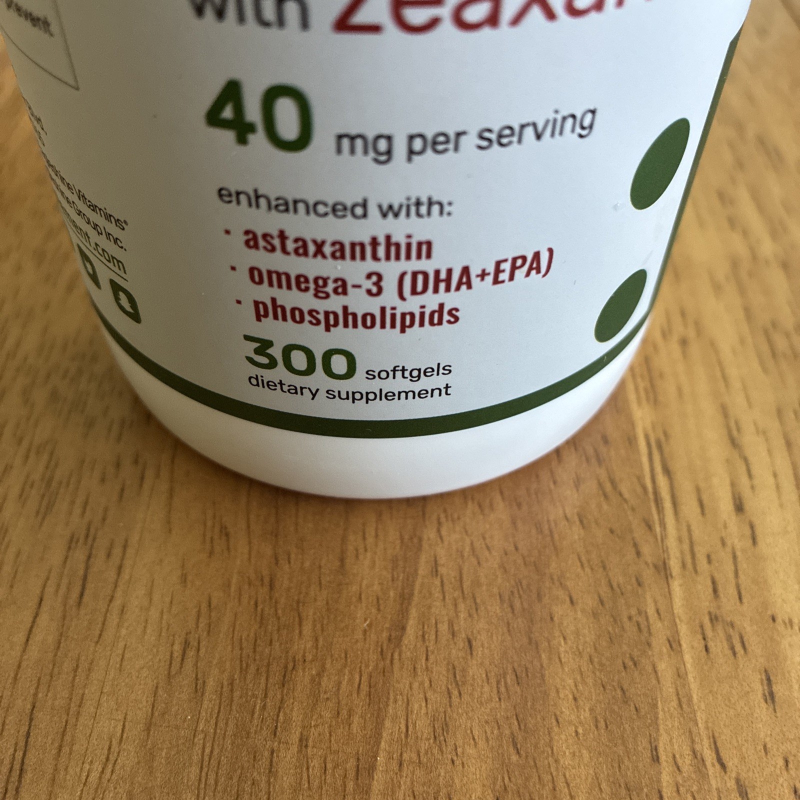 lutein and zeaxanthin 40 mg eye health vitamins 300 Softgels :D Deal Supplement