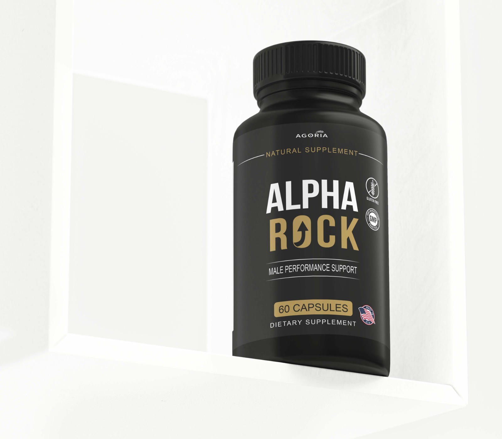 (5 Pack) Alpha Rock Advanced Male Healt Support VItamin AlphaRock Capsules