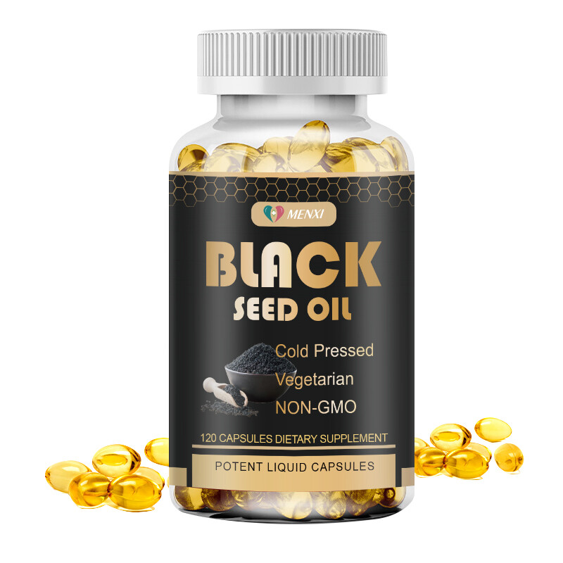 1000mg Black Seed Oil Capsules Cold Pressed – Immune Support 120Capsules Non GMO