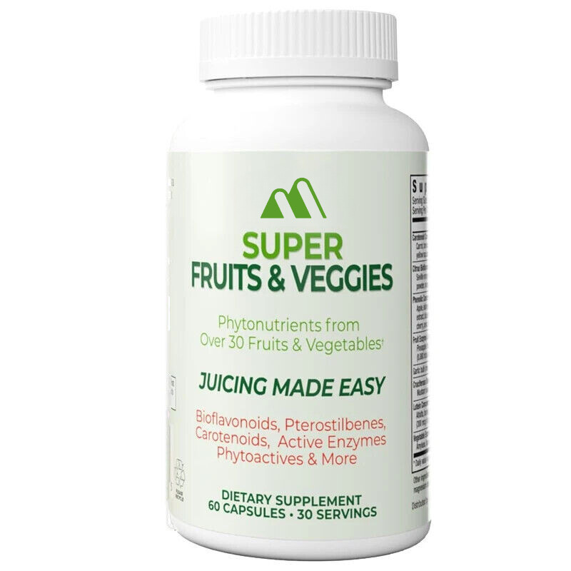 Super Fruit and Vegetable Vegetarian Capsules 60 Capsules