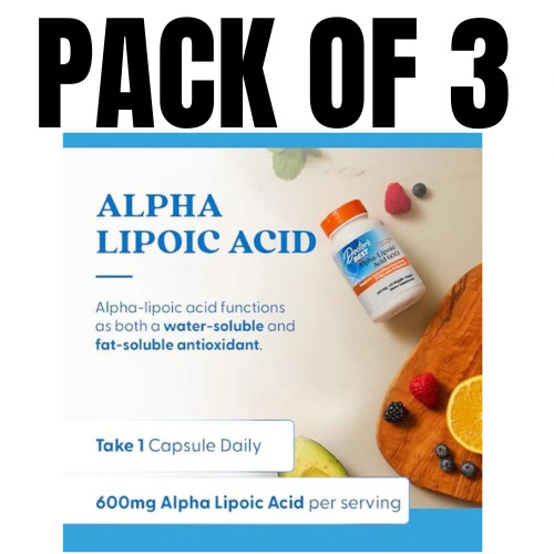 Doctor’s Best Alpha-Lipoic Acid 600 – 60 Count (Pack of 3)