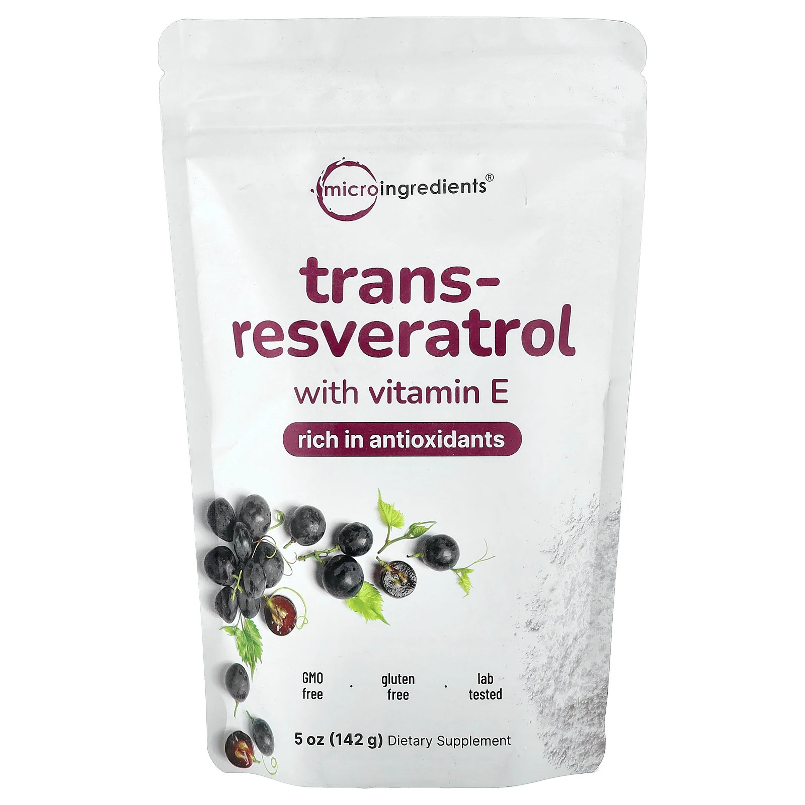 Trans-Resveratrol With Vitamin E, 5 oz (142 g)