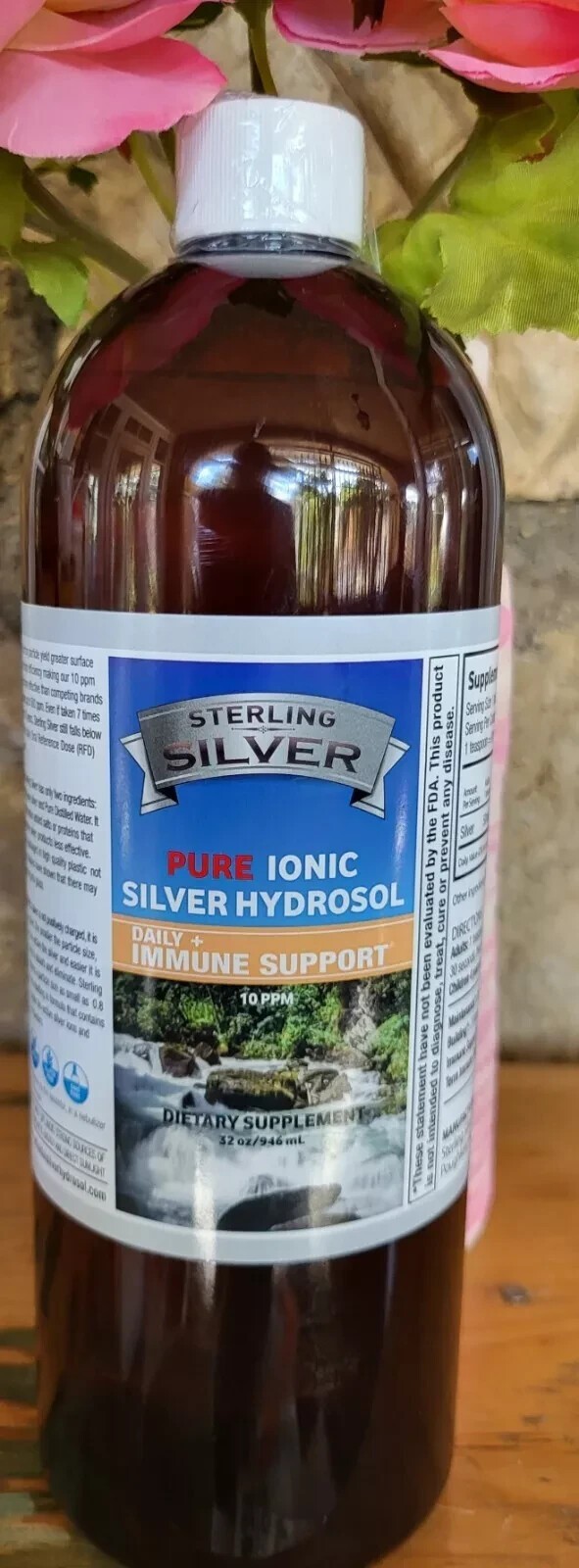 Colloidal Silver 10 PPM 32 oz. 💥💥FREE Priority Mail Shipping 💥💥