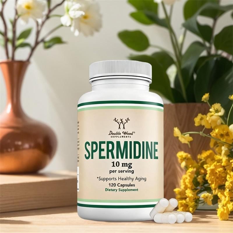 Spermidine Supplement 120 Capsules 10mg Of organic Spermidine Per Serving