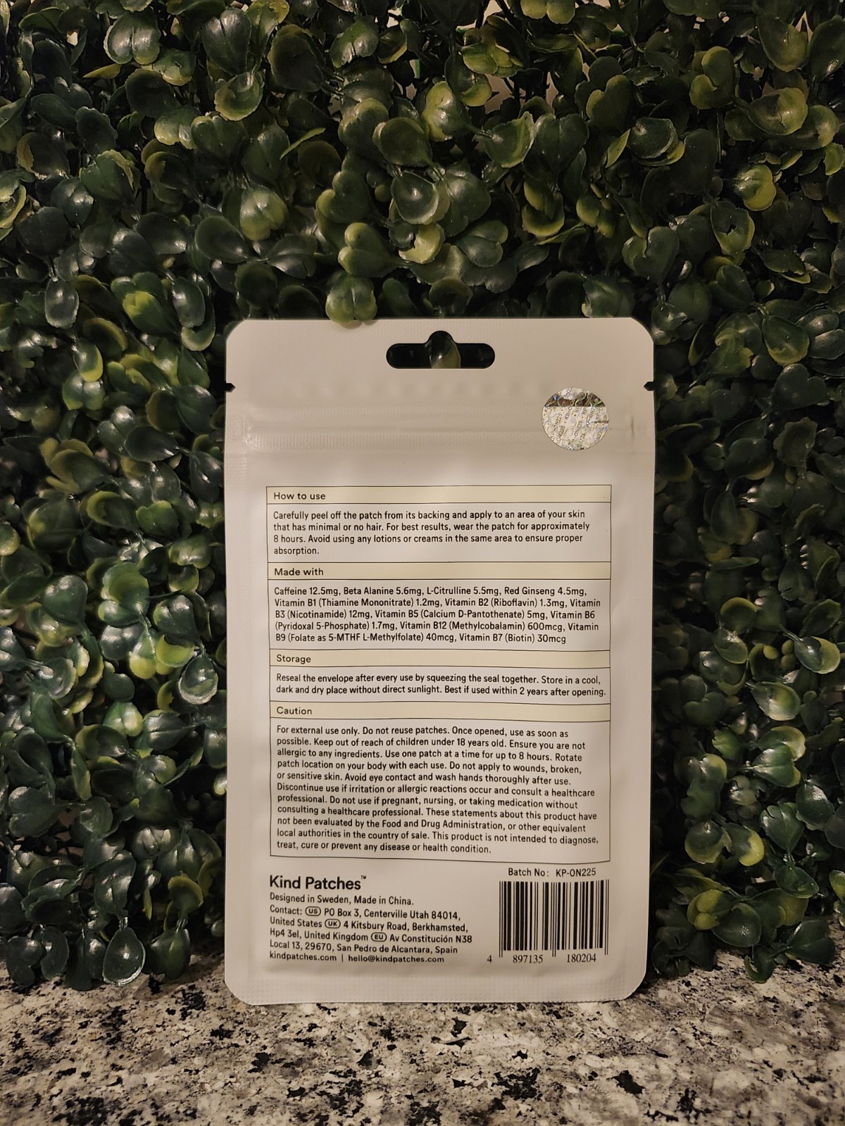Energy Patches Extra strong by Kind Patches for Unisex – 30 Count Patches