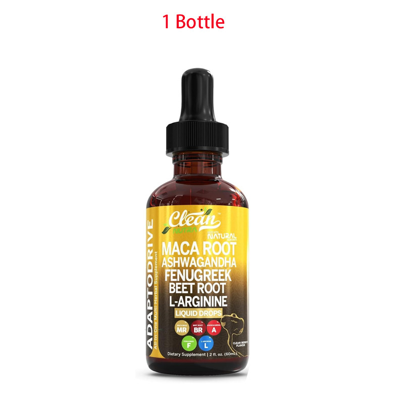 1-3PCS AdaptoDrive Liquid Drops – Energy & Hormone Support W/ Maca & Ashwagandha