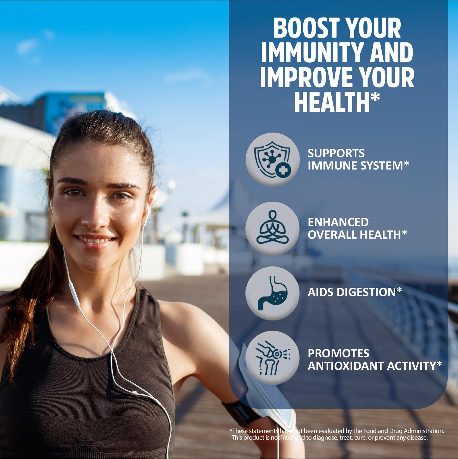 StrongVit Immune Support Supplement 12 in 1 Complex with 60 Count (Pack of 1)