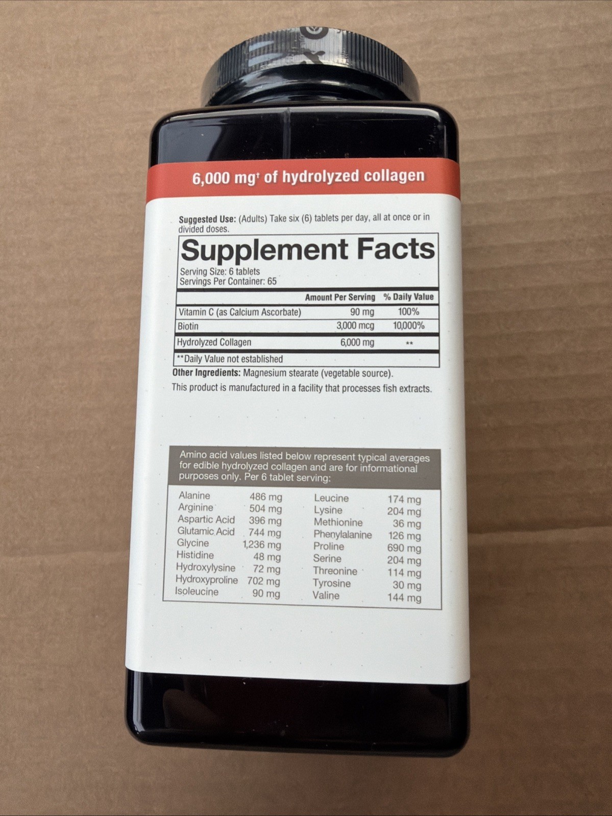 Youtheory Collagen + Biotin (390) tablets Type 1,2,3 NEW EXP 06/27