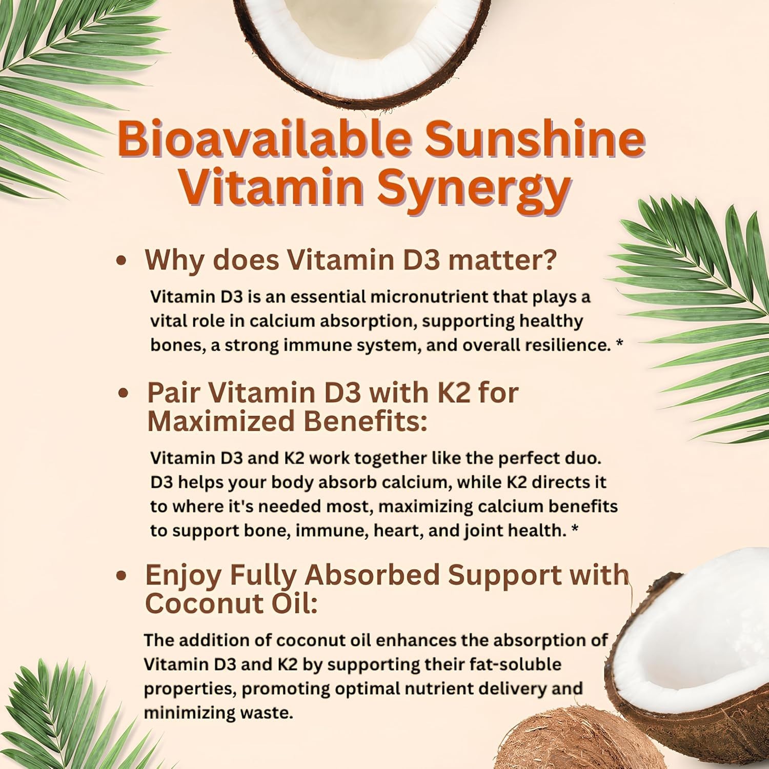 Micro Ingredients Vitamin D3 10,000 IU + K2, with Virgin Coconut Oil,exp 10/2027
