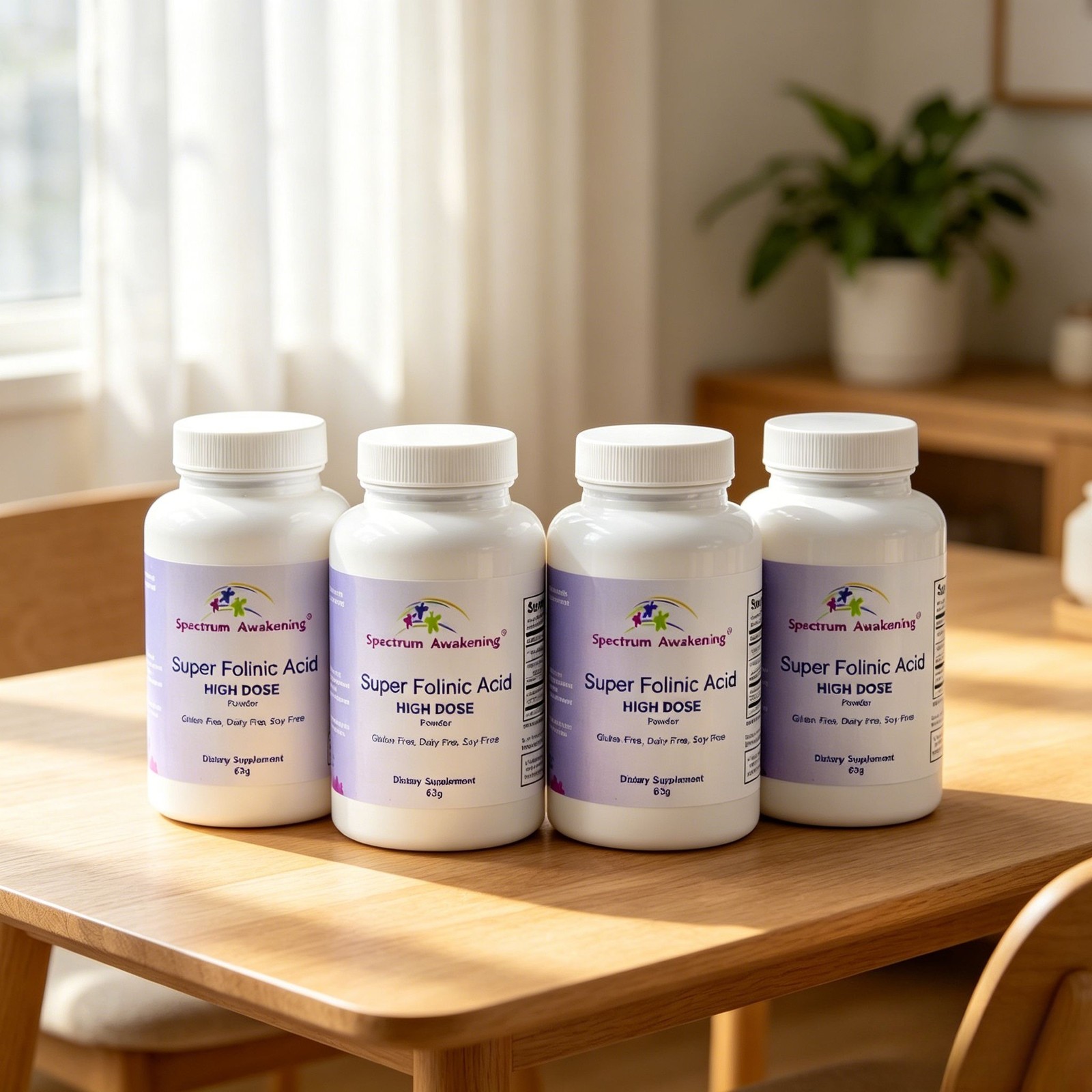 Spectrum 4X Awakening Super Folinic Acid Leucovorin Dose Powder High Supports