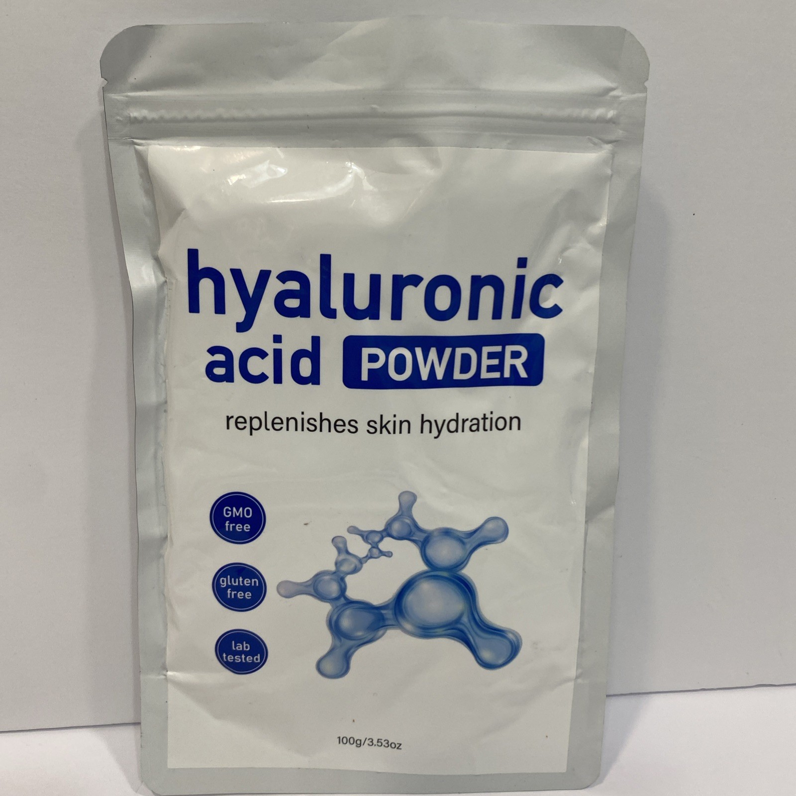 Hyaluronic Acid Powder, 3.52 oz (100 g) Exp 2028 Fresh USA Seller