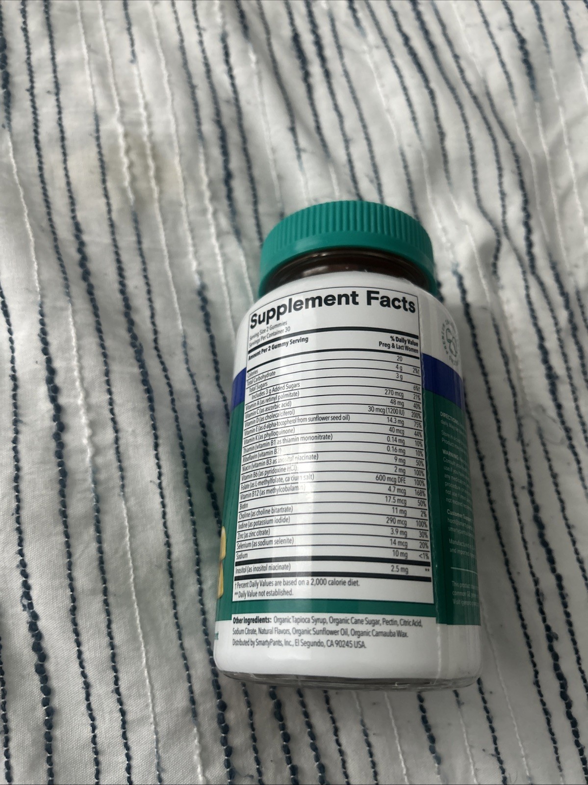 SMARTY PANTS Prenatal Multi-Vitamin Gummies ~ 60 Count Exp 8/2026 ~ New / Sealed