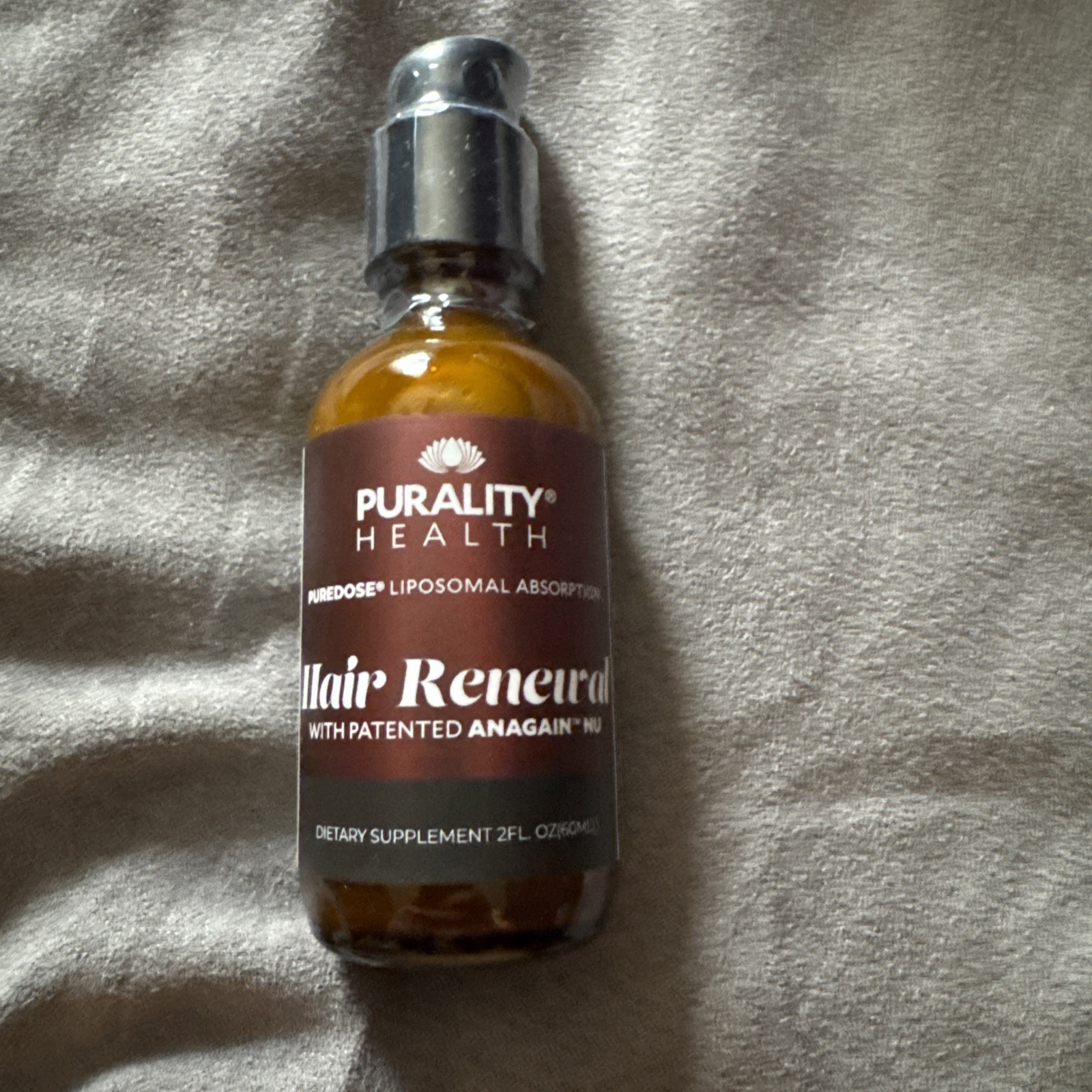Purality Health Hair Renewal W/ Puredose Liposomal Absorption 2 Fl Oz New Sealed