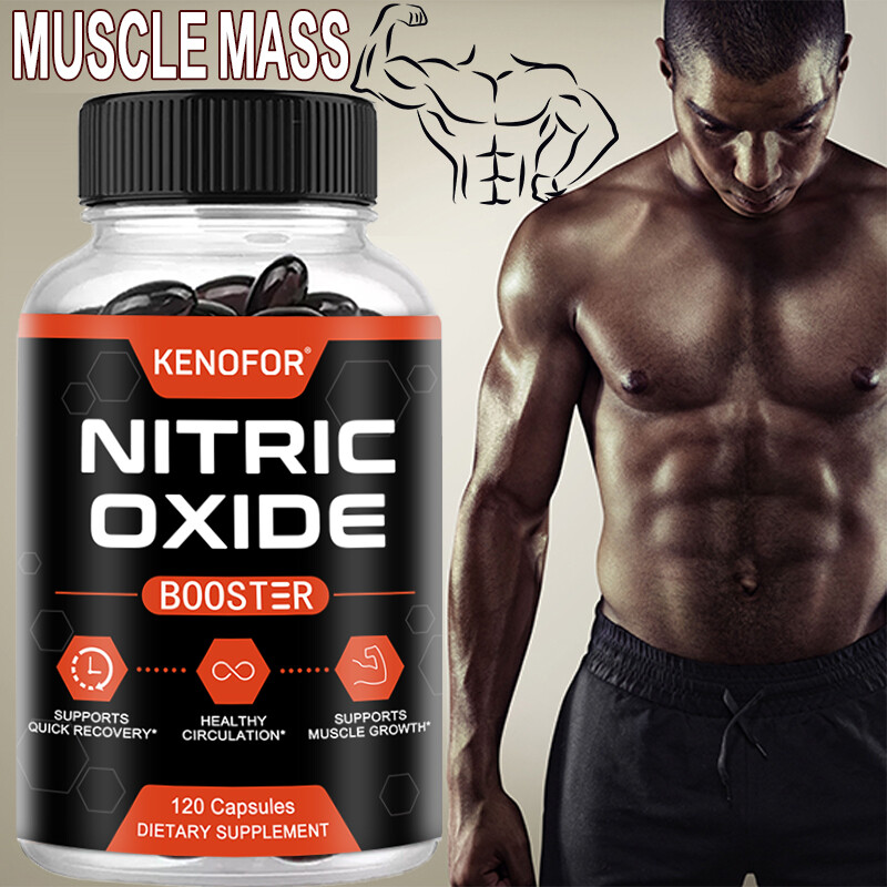 Nitric Oxide Booster Supplement – L-Arginine, L-Citrulline – 30/60 /120Capsules