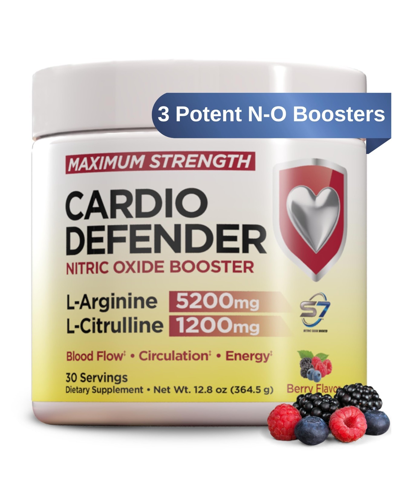 L-Arginine 5200mg & L-Citrulline 1200mg Nitric Oxide Booster for Blood Flow