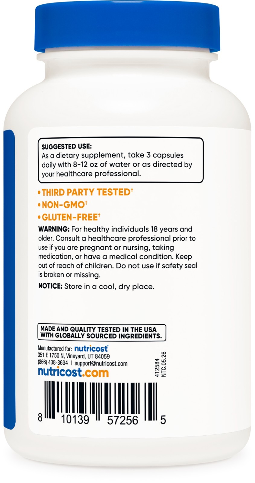 Nutricost Dandelion Root 525mg, 180 Capsules – 1575mg Serving, Non-GMO