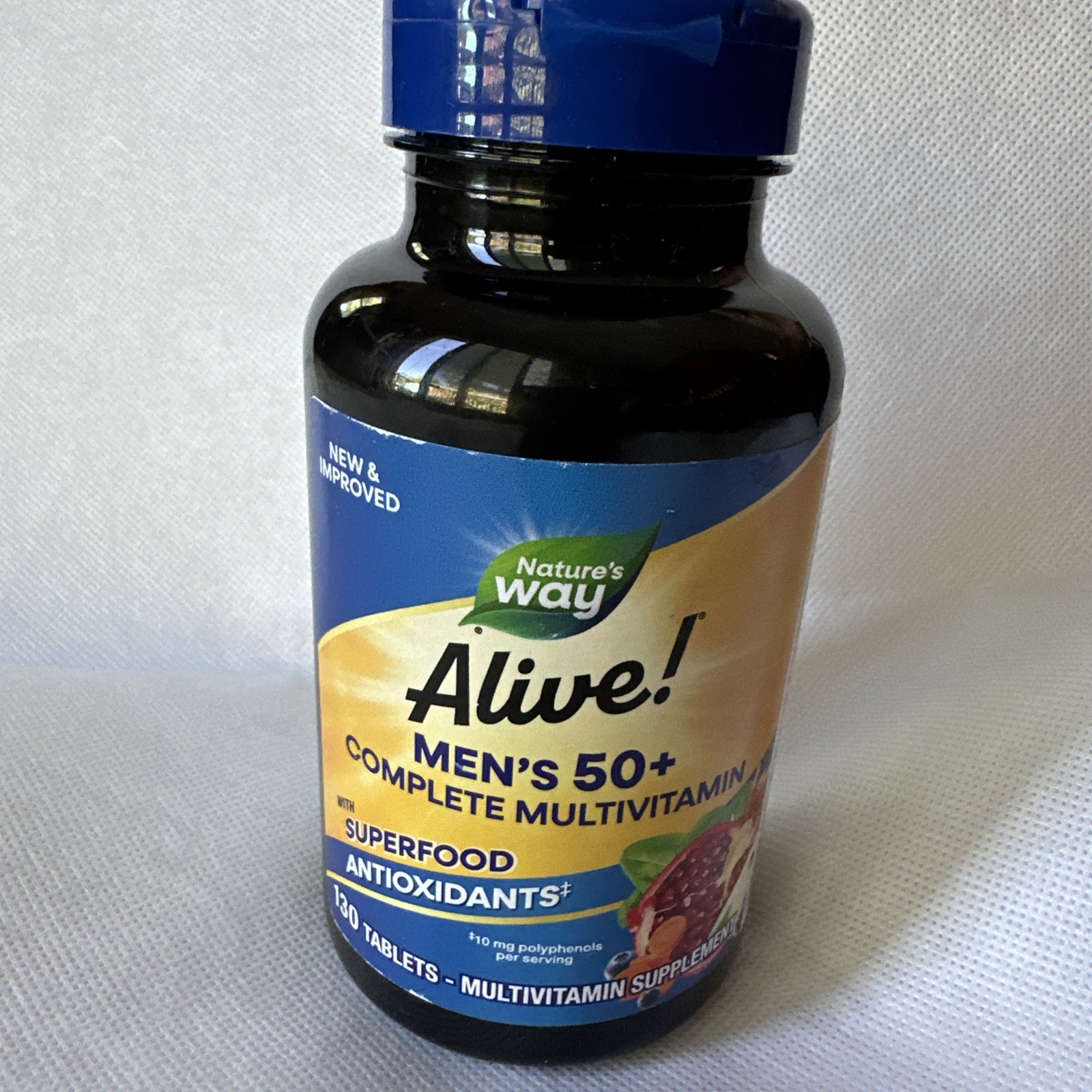 Nature’s Way Alive! Men’s 50+ Complete Multivitamin, 130-Tablets Exp 09/2026