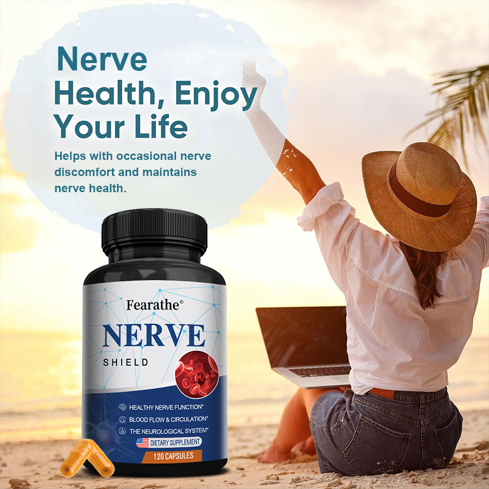 Nerve Shield Pills Supplement Advanced Nerve Formula (30/60/120 Capsules)