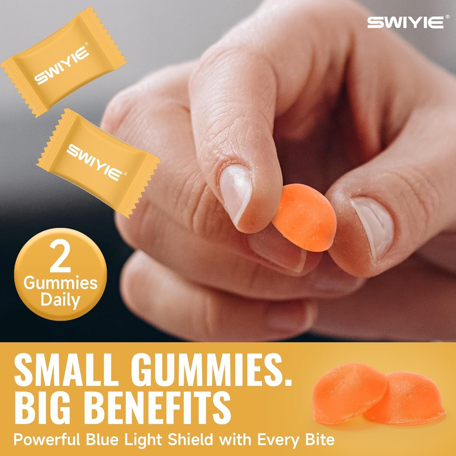 Lutein 60 Gummies C Eye Vitamin and Mineral Supplement with 20mg Lutein
