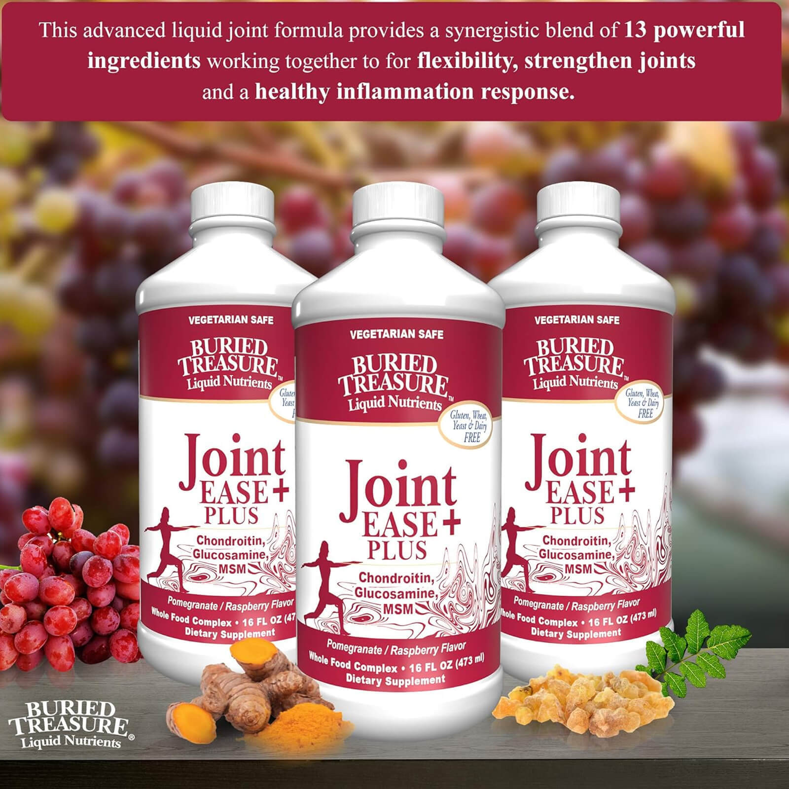 Buried Treasure Liquid Vitamins Whole Food Complex 16 fl oz