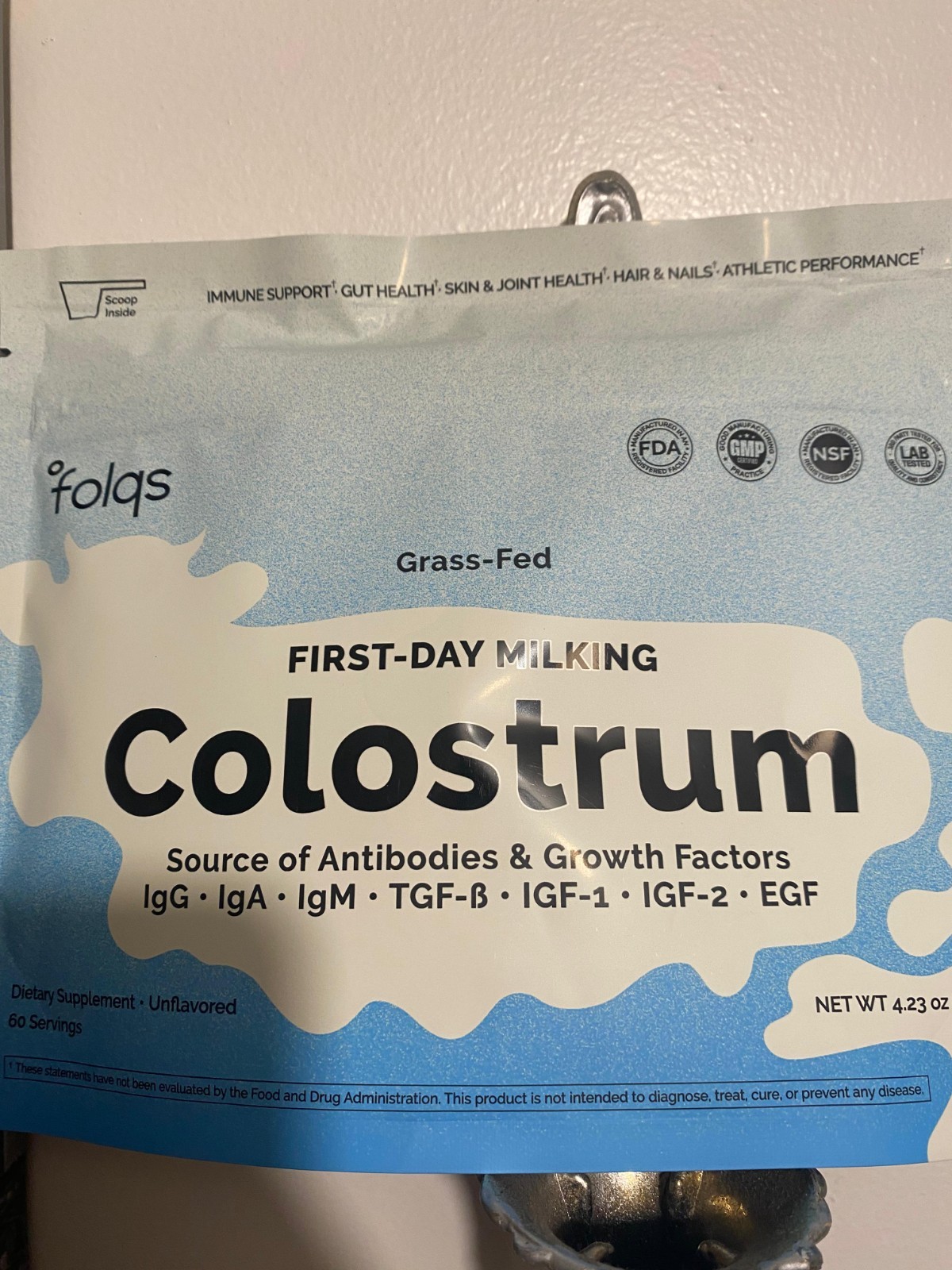 Wow😱😨 | FOLQS BOVINE COLOSTRUM | 60 Servings | WELCOME KIT | FREE SHIPPING |