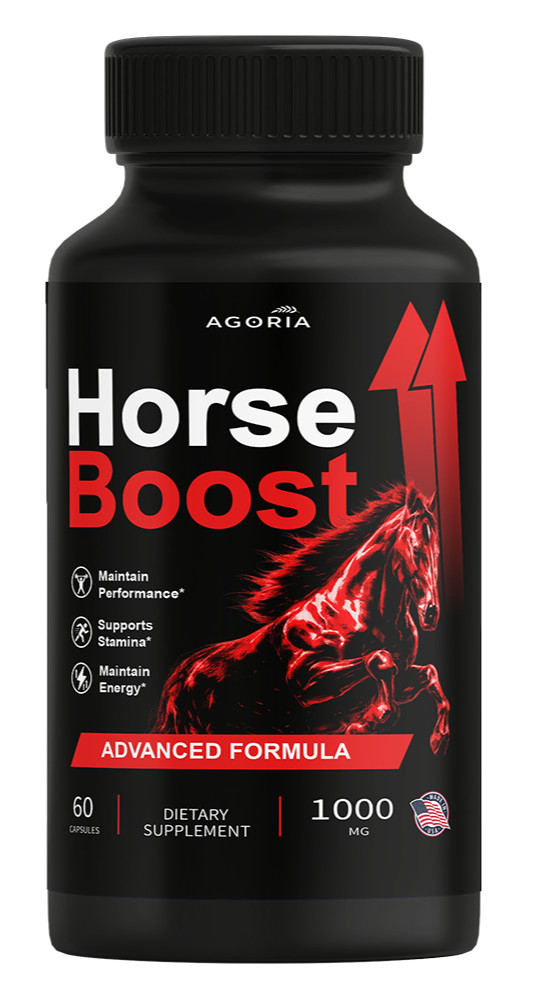 (1 Pack) Horse Boost Pills Male Health Support Formula HorseBoost 60 Capsules
