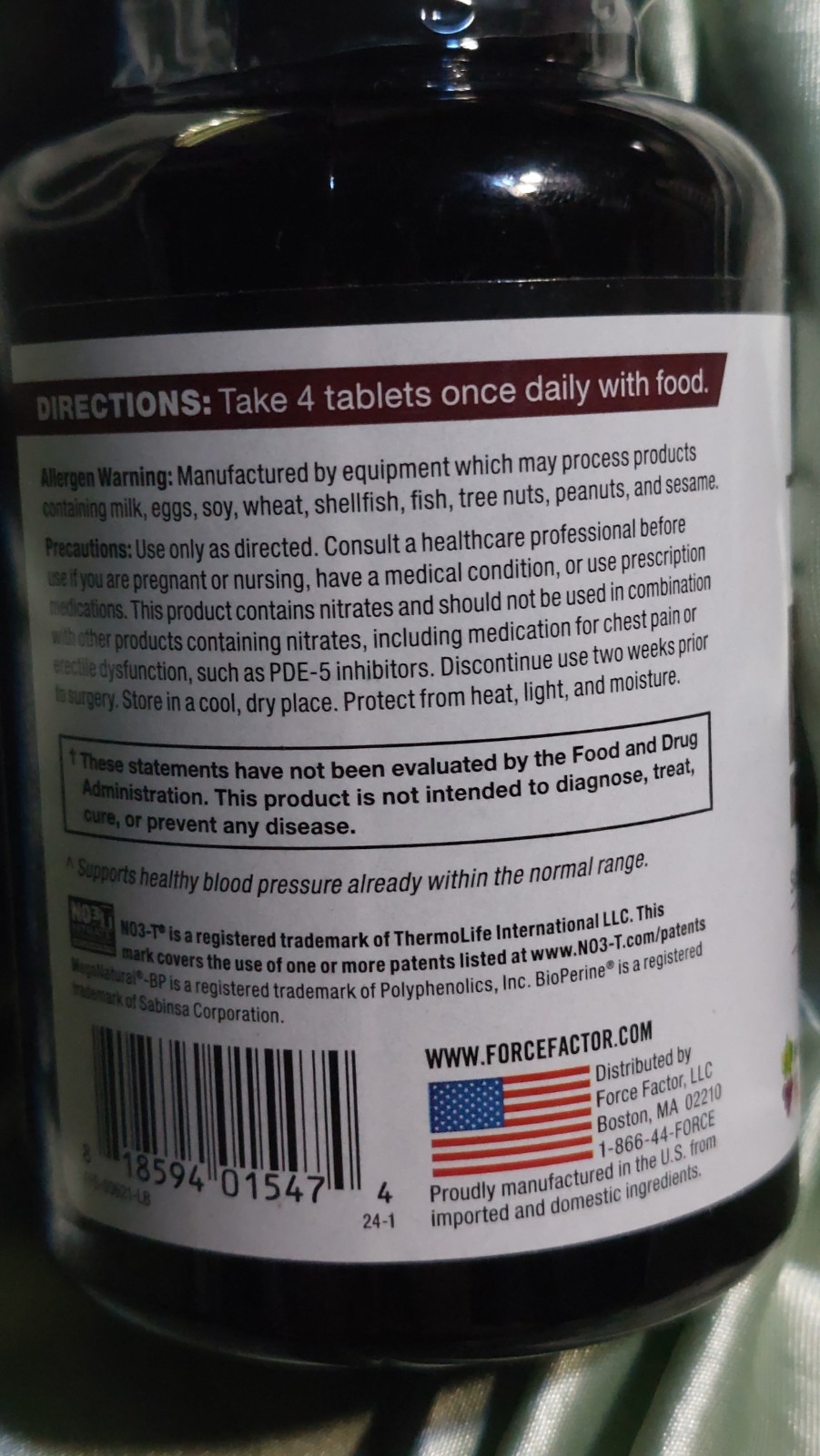 Total Beets Circulation Superfood Beet Root with Blood Pressure Support 120ct