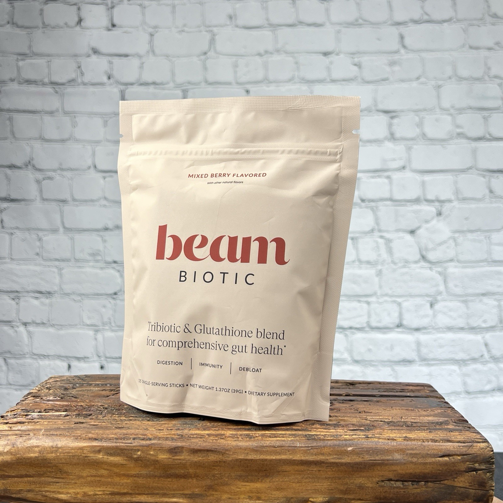 Beam Biotic, Mixed Berry, 15 Stick Packs, 0.09 oz (2.6 g) Each