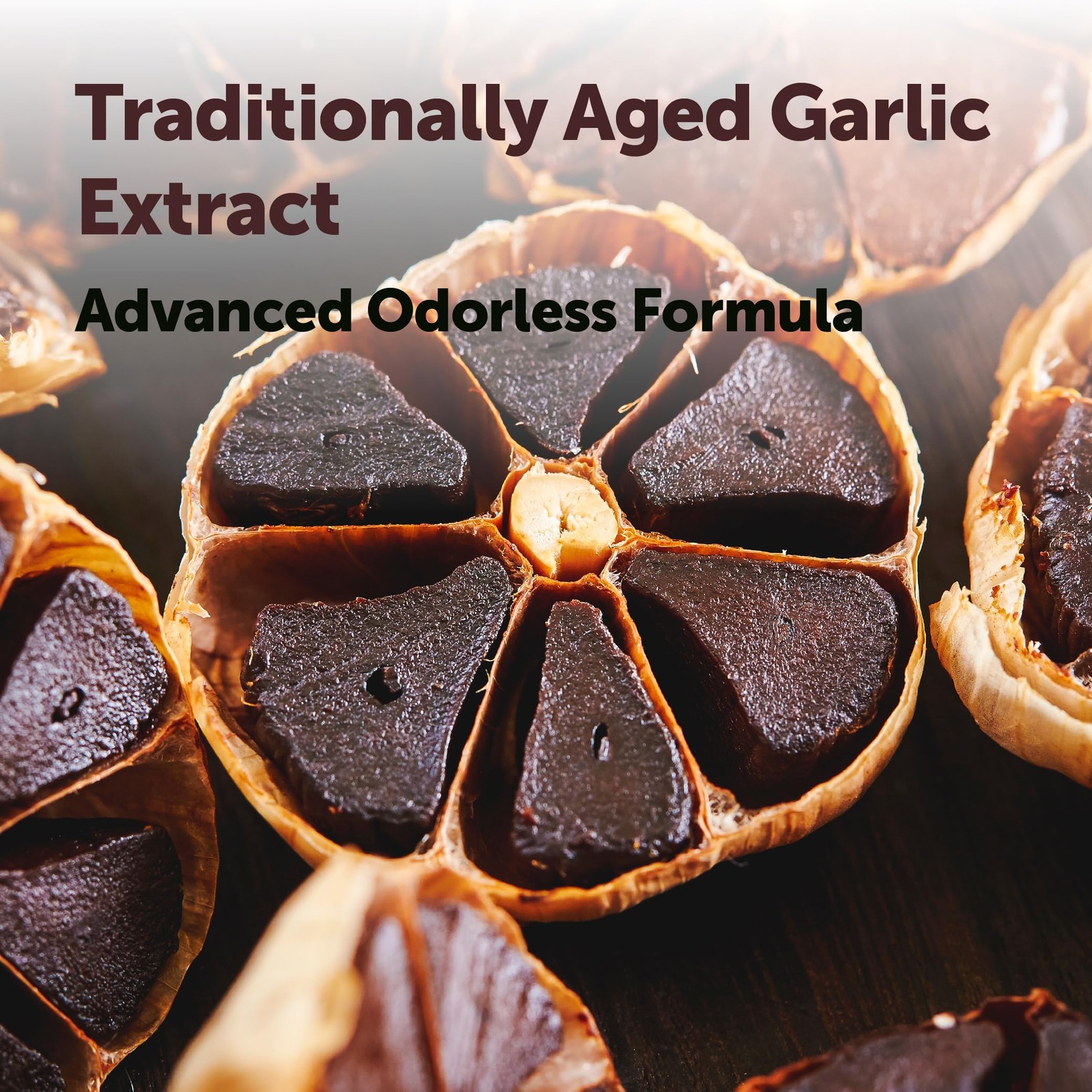 Odorless Garlic, 300 Softgels | 2 Years Aged Garlic Extract | Grown Allium Sa…