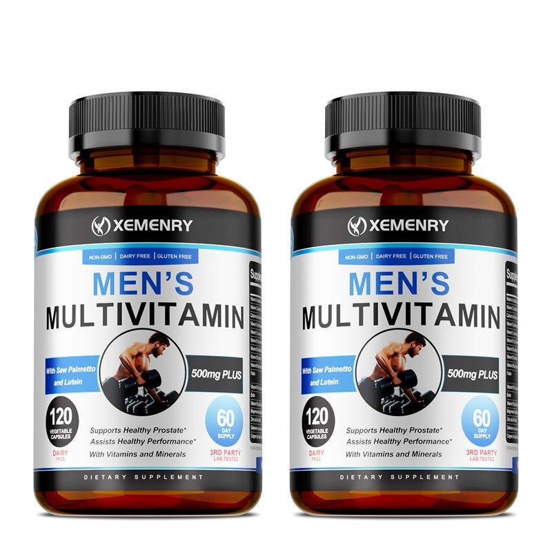 Men’s Multivitamin 240pcs- Saw Palmetto and Lutein – Healthy Male Prostate