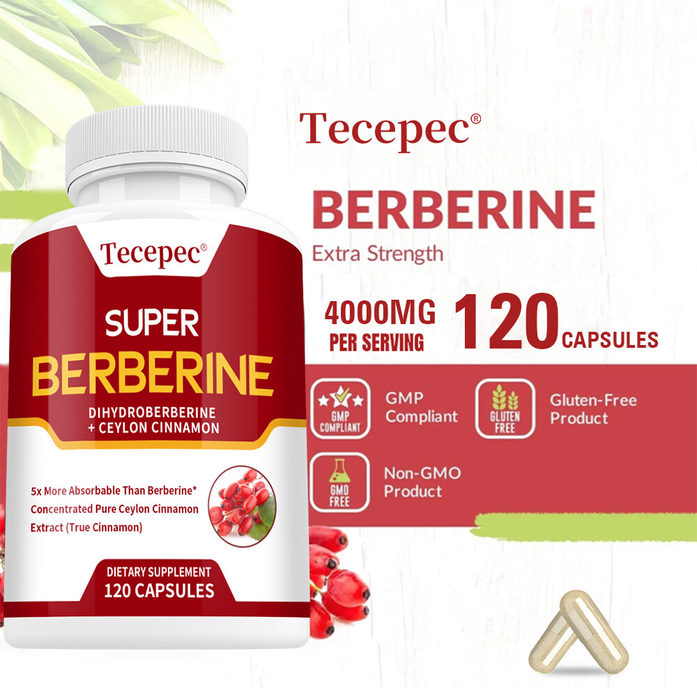Super Berberine Ceylon Cinnamon Dihydroberberine, 4250 Mg 30/60/120Capsules