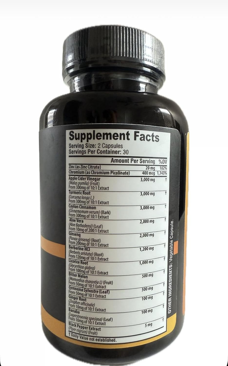 Ceylon Cinnamon Capsules 3000Mg Turmeric 3000Mg Apple Cider Vinegar 3000 Mg Gins