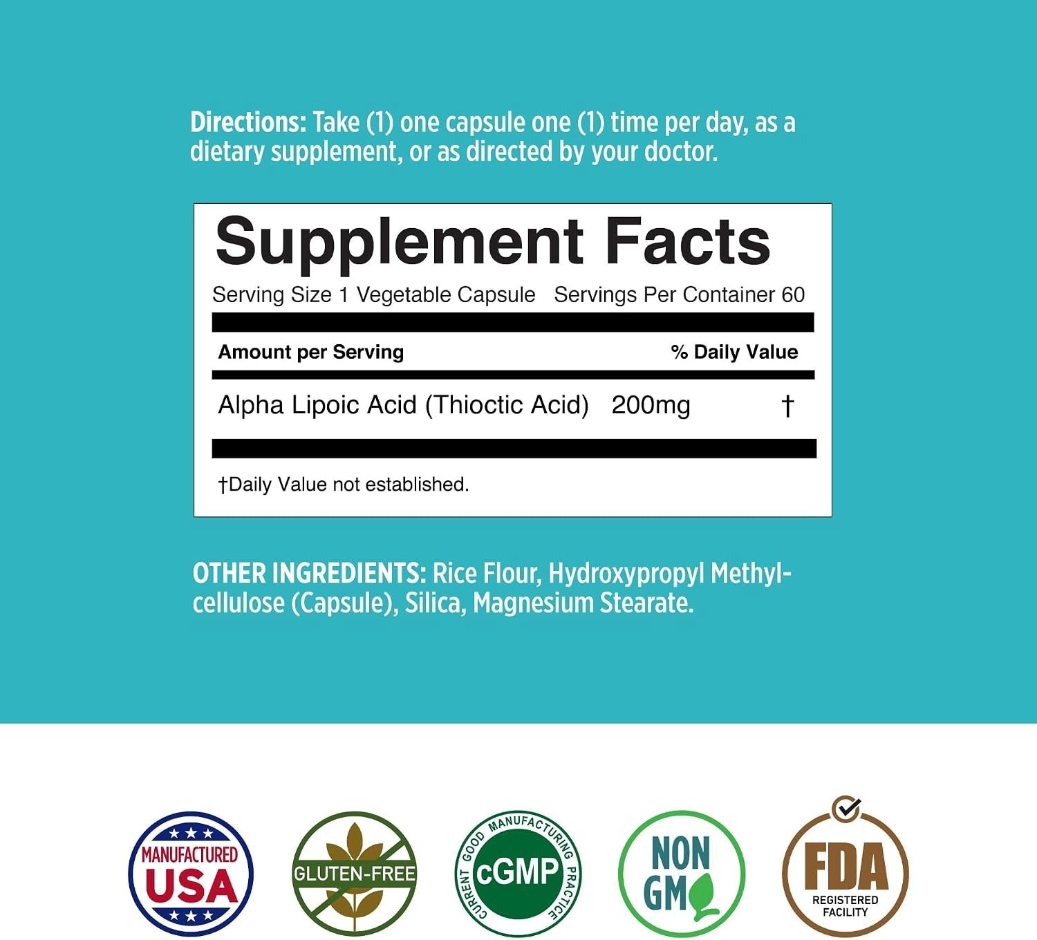 Nerves Alpha Lipoic Acid 200mg – Antioxidant & Nerve Support