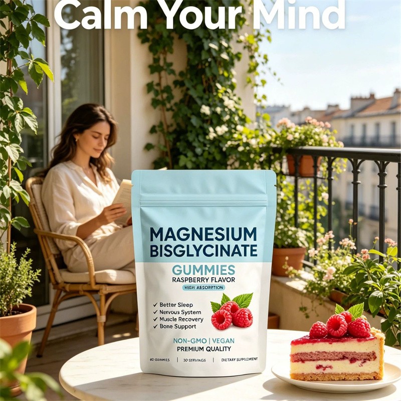 3X Magnesium Bisglycinate Gummies, with 400mg Magnesium Bisglycinate Chelate