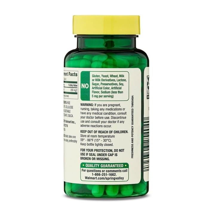 Spring Valley Alpha Lipoic Acid 200 mg Capsules, 100 Count
