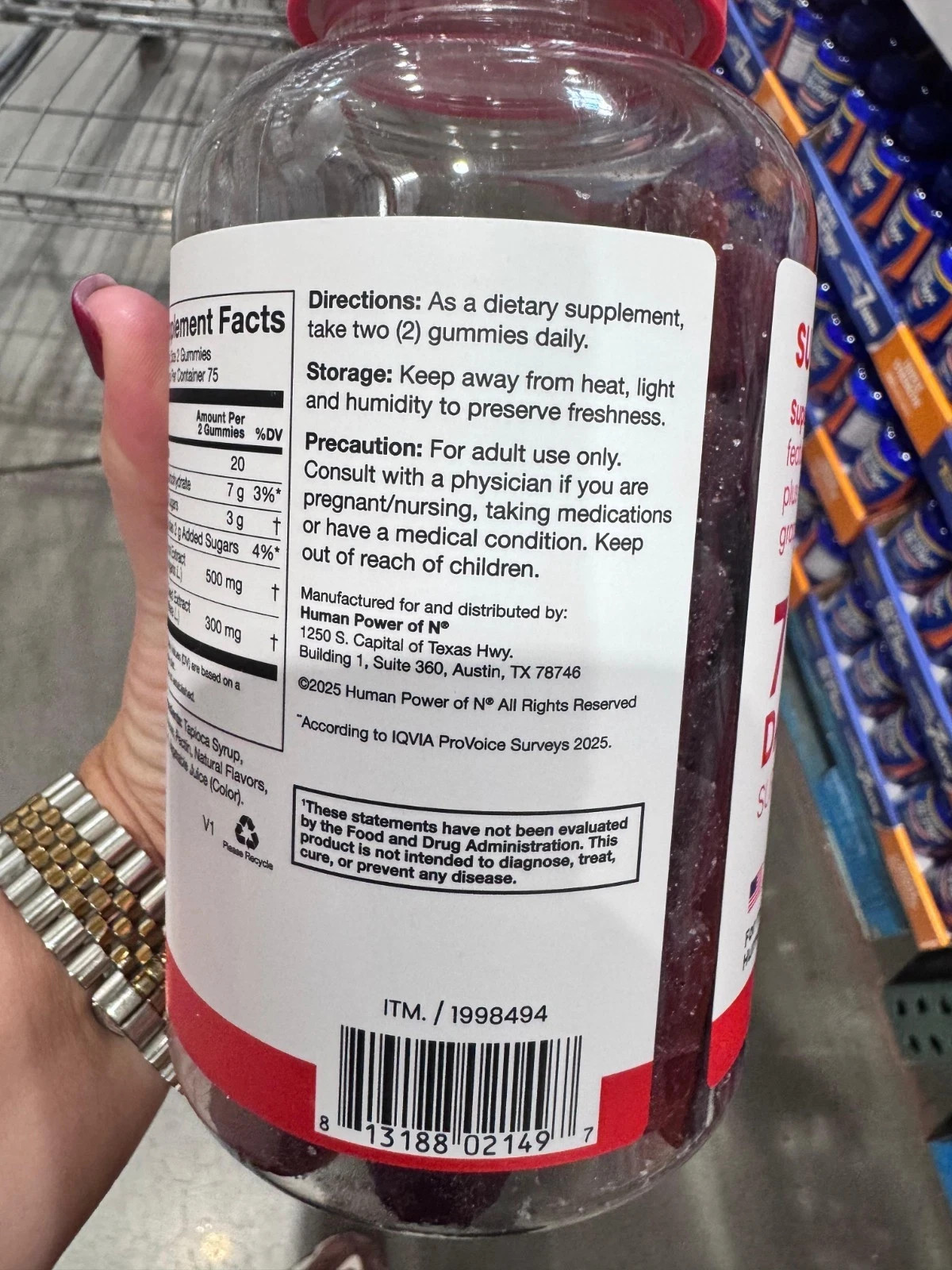 HumanN SuperBeets Heart Gummies Blood Pressure Support 150 Gummies