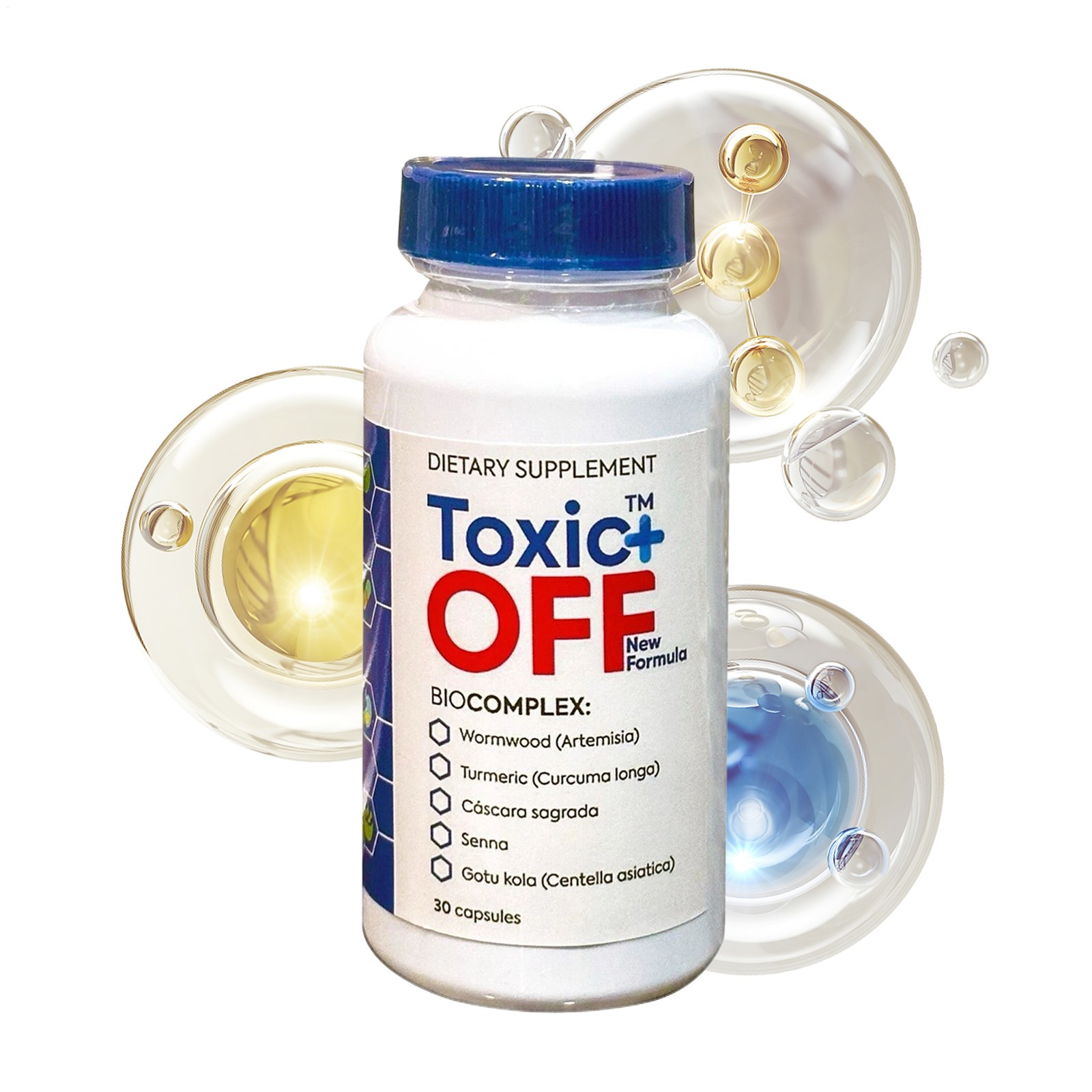Off Toxic Plus 30 Capsules 1 Month Treatment New Formula