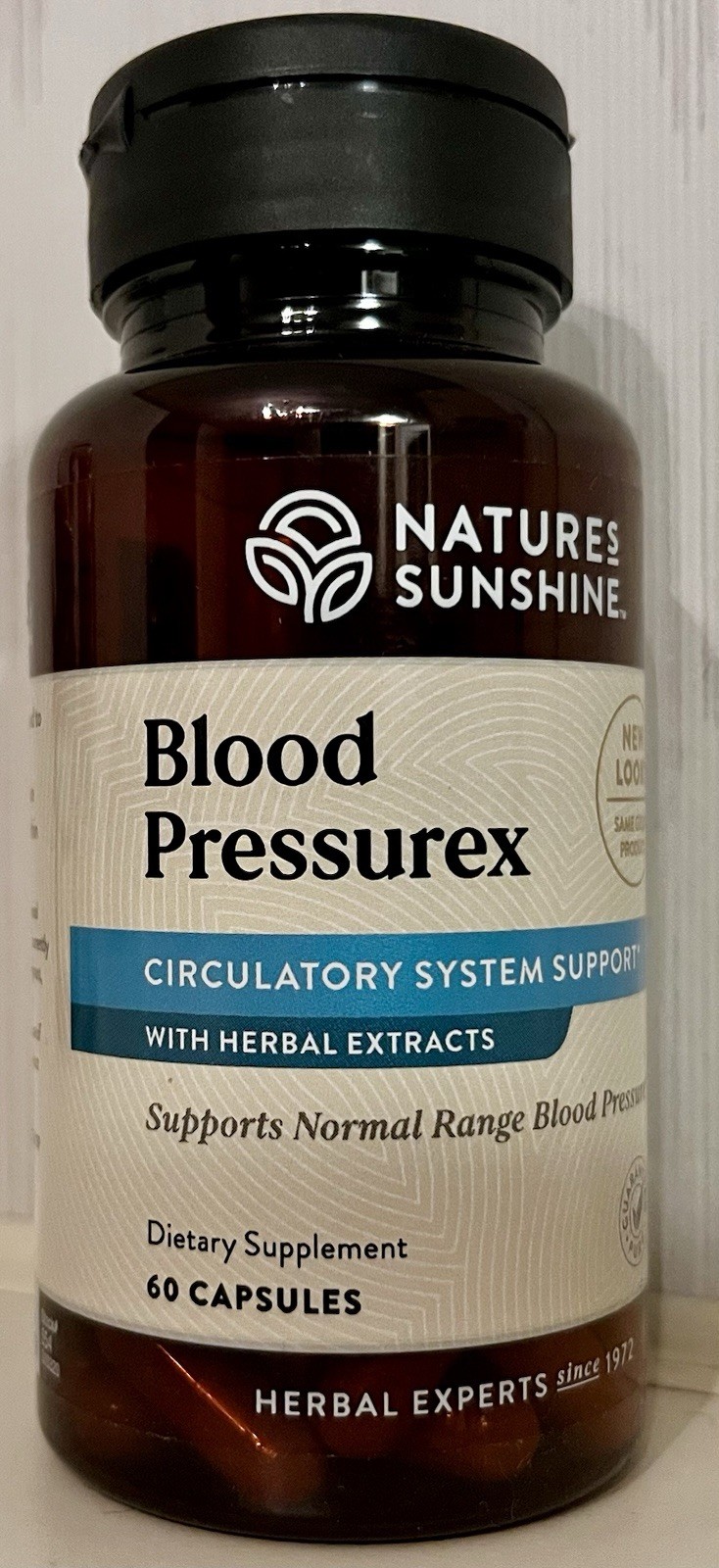 Nature’s Sunshine Blood Pressurex 60 Capsules Dietary Supplement NEW