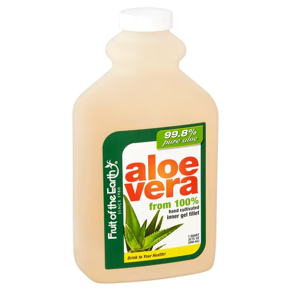 3 Fruit Of The Earth Aloe Vera Juice 100% Hand Cultivated Inner Gel Fillet 32oz