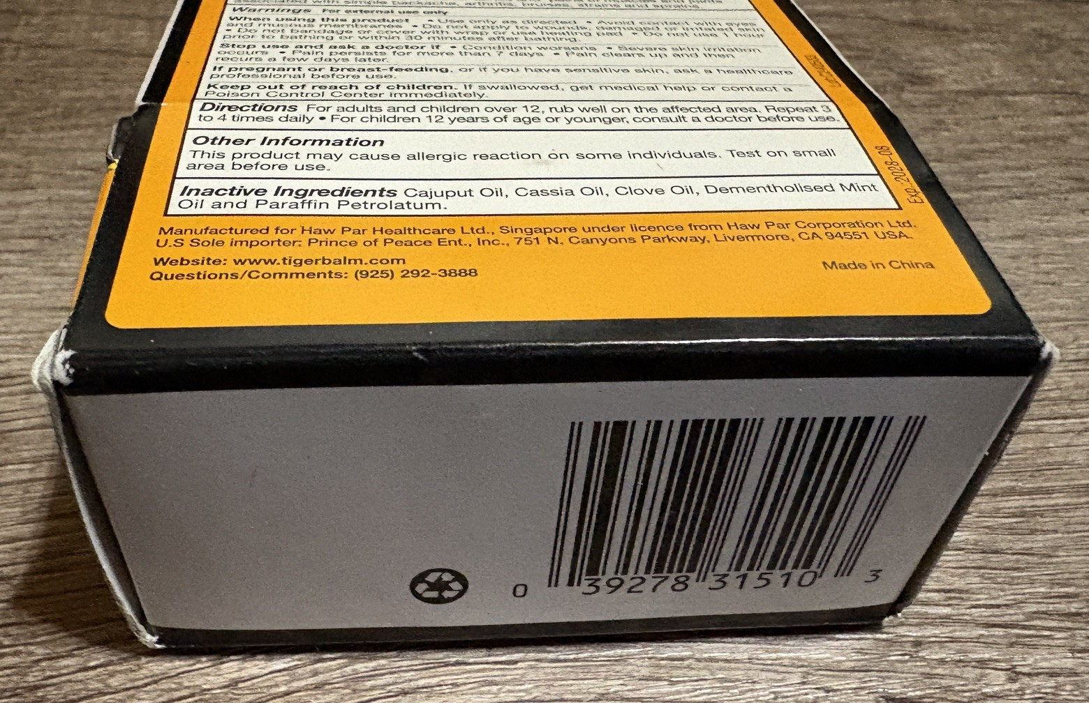 2 Tiger Balm Ultra Strength Ointment 0.63 oz: 8/2028, 12/2028 NEW, SEALED