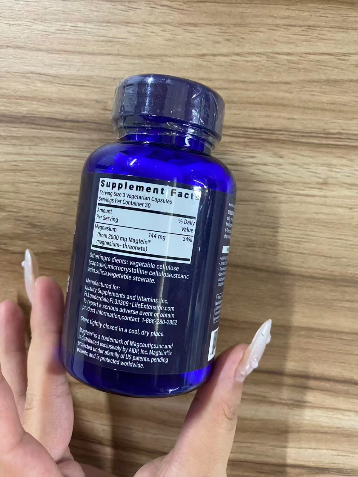 3 PACK Neuro-Mag Magnesium L-Threonate from 2000 mg Magtein Life Extension BEST