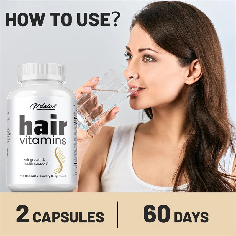 Hair Vitamins 120pcs – Hair Growth, Thicken Hair, Effectively Prevent Hair Loss