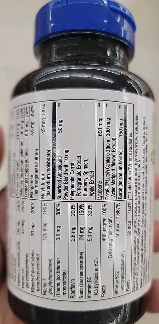Nature’s Way Alive! Men’s 50+ Complete Multivitamin 130 Count (Pack of 1)